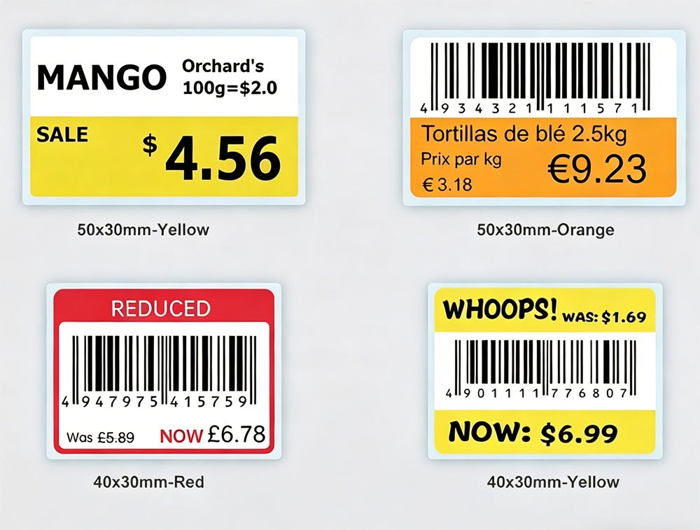 MRP Barcode Etiketten für Kosmetikverpackungen