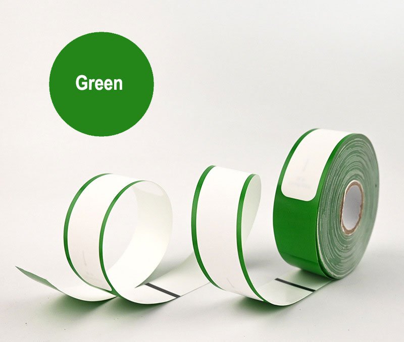 Grünes Thermopapier-Armband