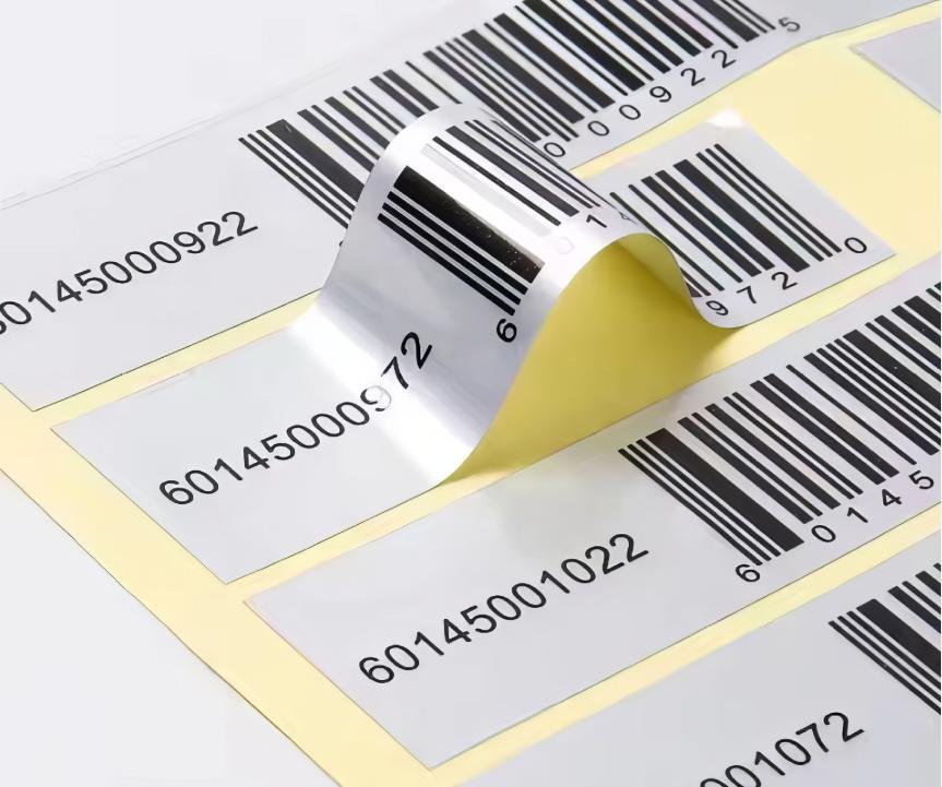 Barcode-Etiketten mit Seriennummer