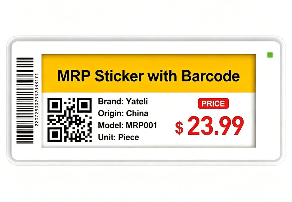 MRP Etiketten mit Barcode