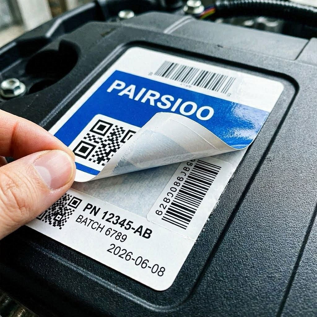 Automotive Piggyback Labels