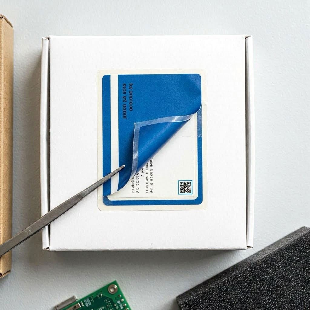 Electronics Piggyback Labels