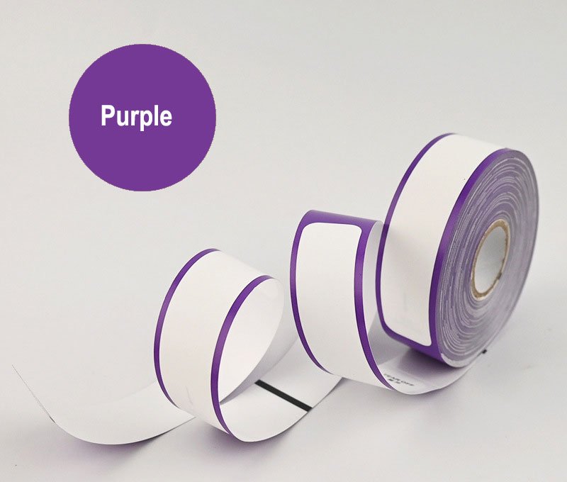 Violettes Thermopapier-Armband