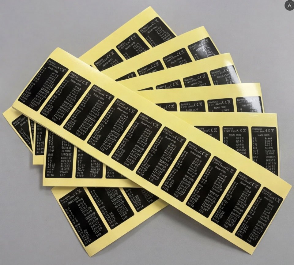 PVC-Etiketten-Anwendung