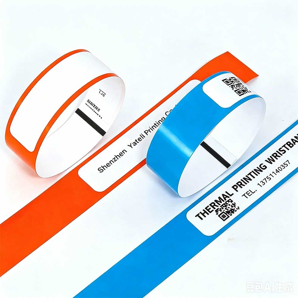 Individueller QR-Code für Thermopapier-Armbänder