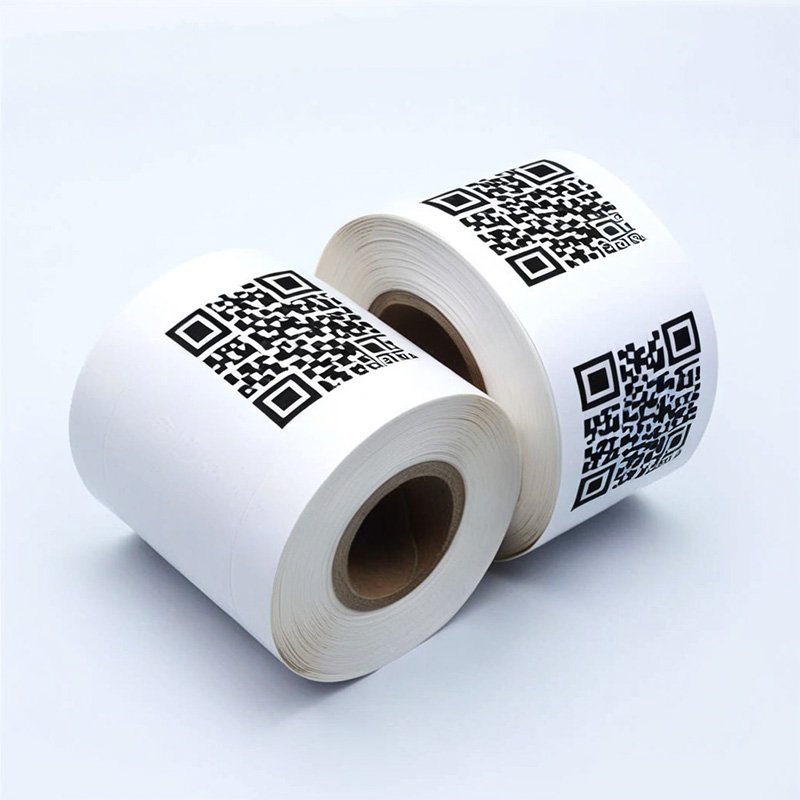 QR-Code-Serienetiketten