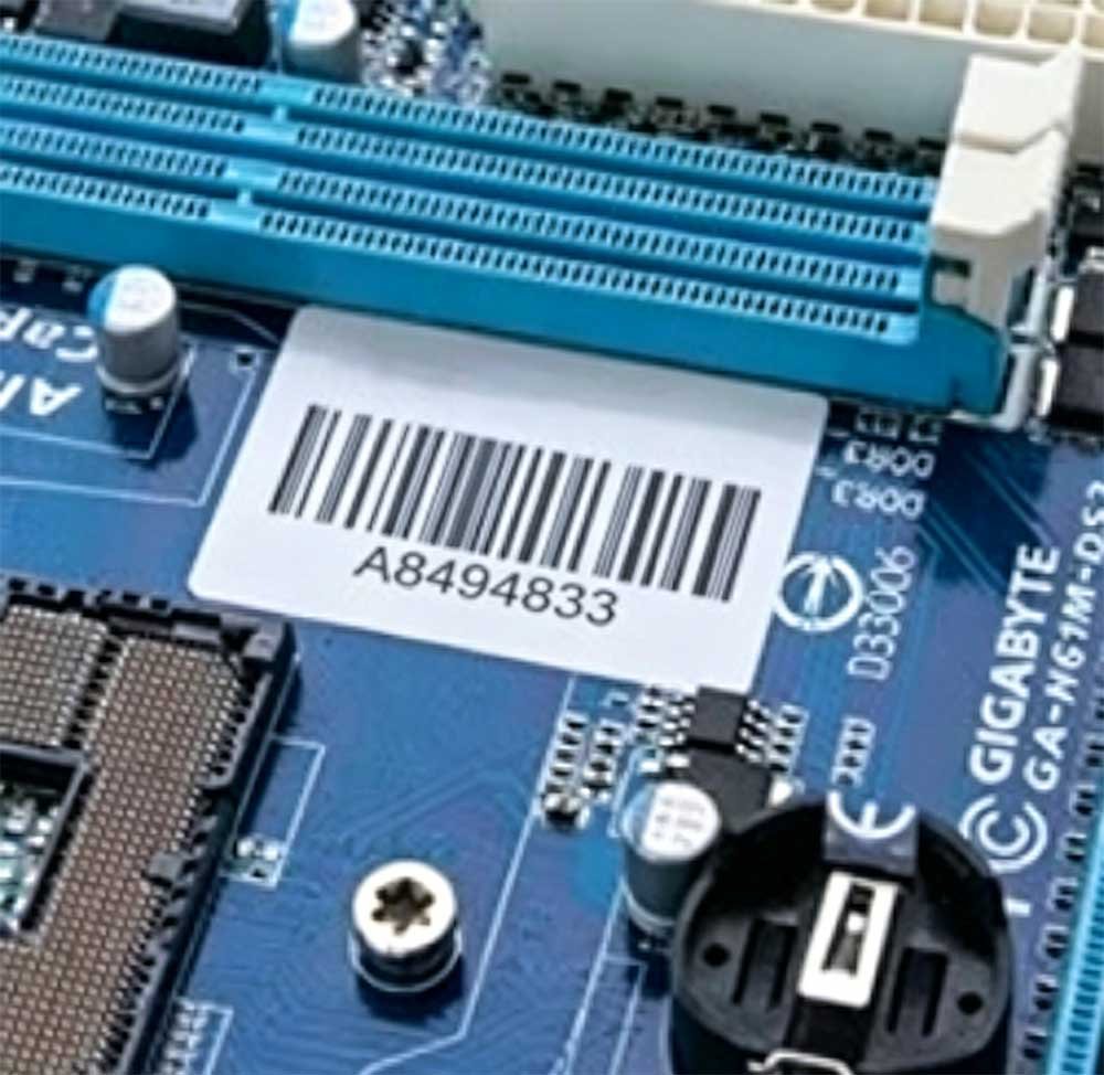 High Temperature Resistant Security Barcode Labels