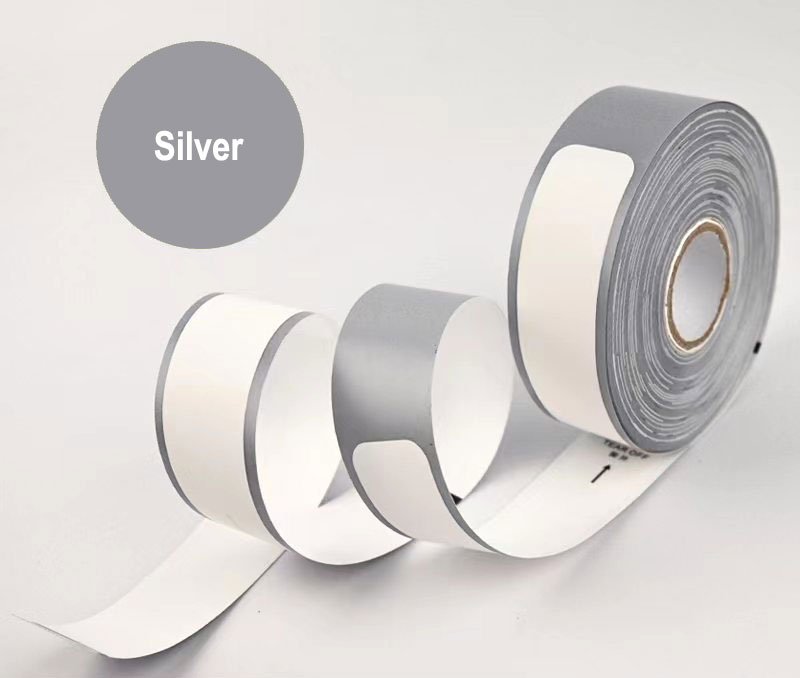 Silbernes Thermopapier-Armband