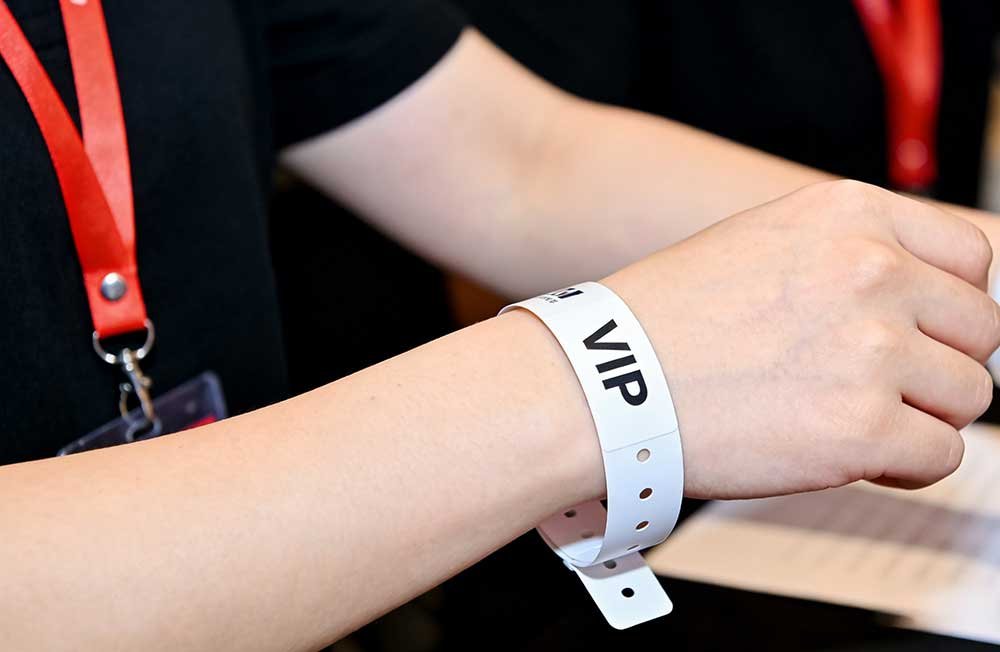 VIP-Armbänder für Events